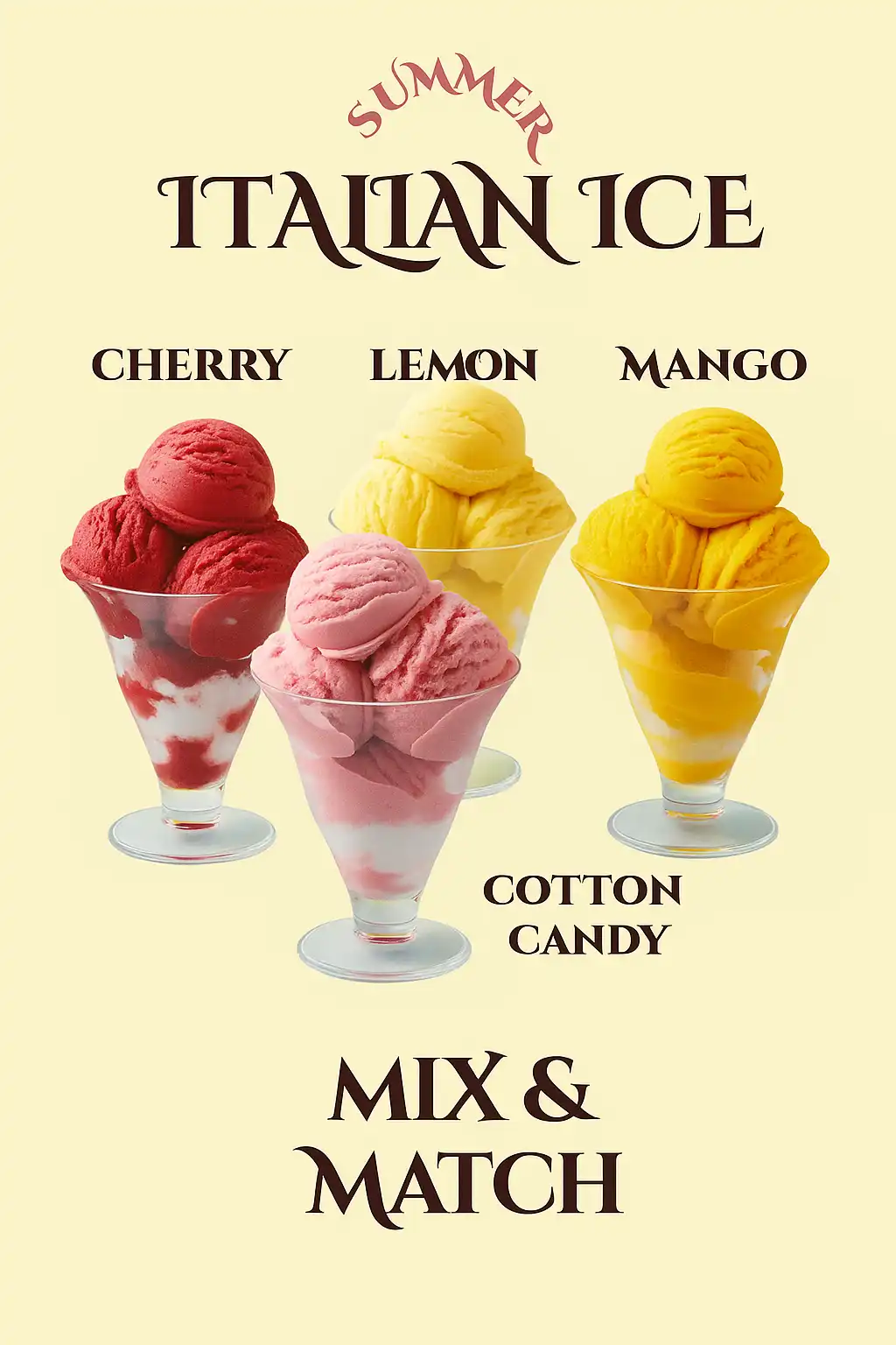 Menu 2 Menu August 14, 2025 Italian ice summer camp Randolph NJ New Jersey lemon cherry catering rockaway pop up ice cream truck book order near me sussex newark sparta andover morris